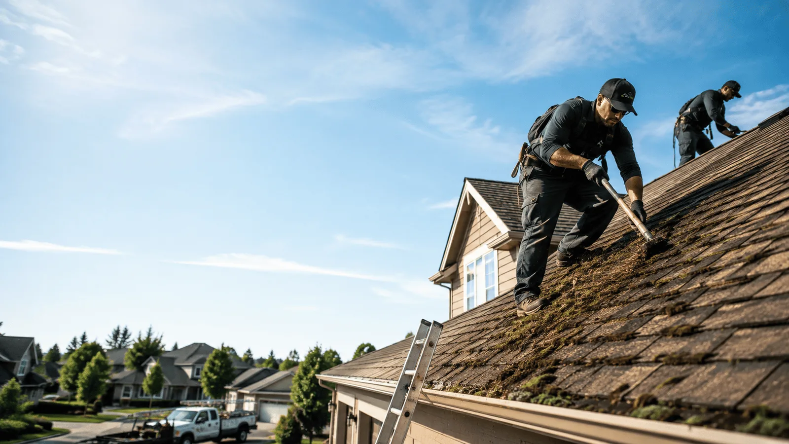 Roof Moss Removal in Wharton, OH near me